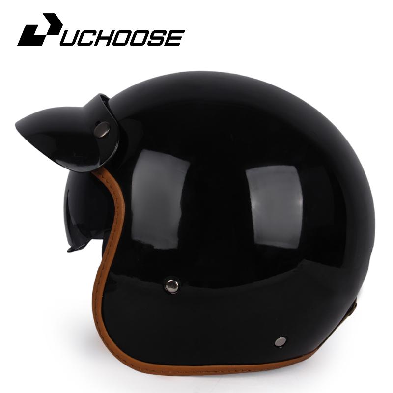 DOT сертифицированный ретро мотоциклетный шлем Cafe Racer Open Face Casco Moto Мотоциклетные аксессуары Мужские мотошлемы