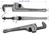 American type pipe wrench 14" aluminum handle reinforced CrMo jaws max diameter Waryński