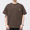 Summer Thin 240g Cool Short-sleeved T-shirt Men's Round Neck T-shirt Short-sleeved