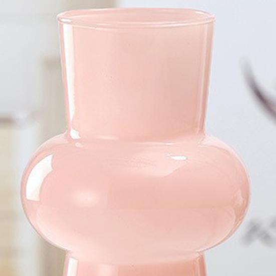 Yousheng Chinese Style Vase Glass Decorative Vase Smooth Surface Handcrafted Vase Flower Arrangement Desktop Decoration