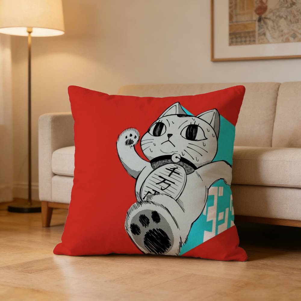Turbo Granny cat Pillow Case for Sofa Living Room Home office Decor Protective Cover