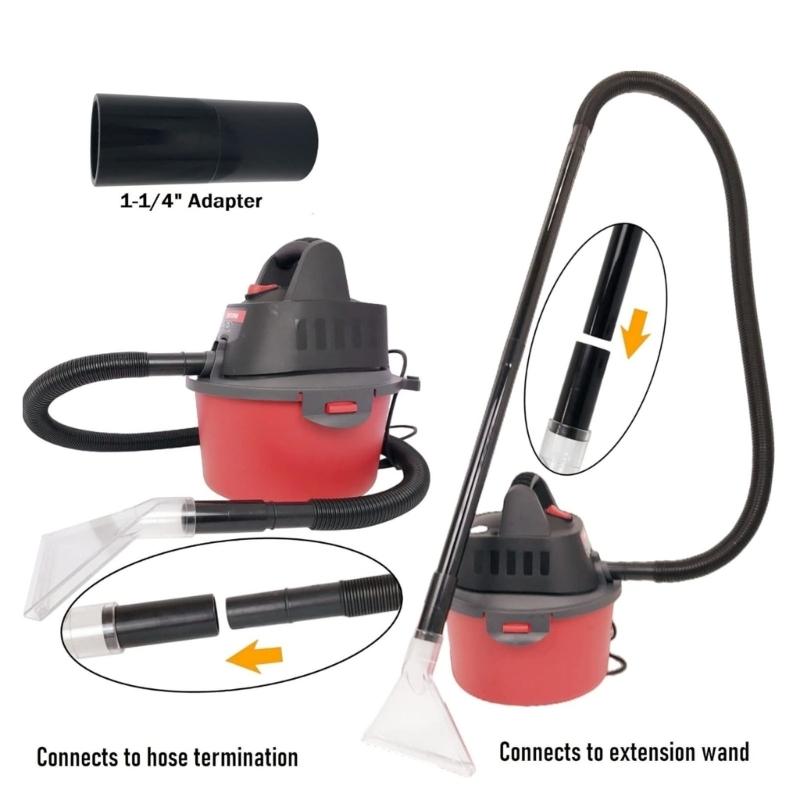Universal Vacuum Attachment Set Plastic Texture Suitable for Carpet Upholstery and Automatic Detailing Compact Size