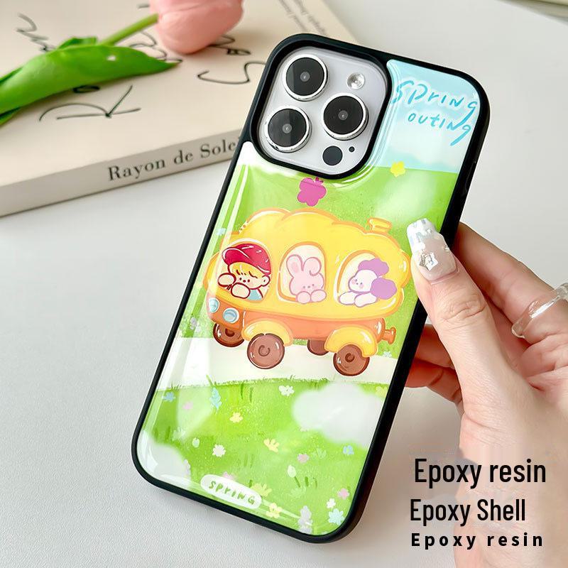 Чехол Zhitai Apple iPhone 12/13 Pro/14/15 Pro Max с рисунком из мультфильма