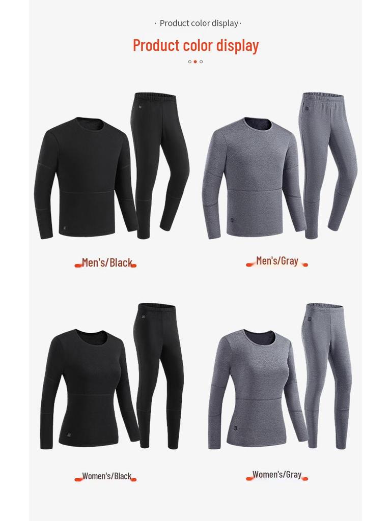 Зимняя одежда с подогревом всего тела от USB для мужчин и женщин - 28 зон нагрева