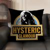 H-Hysterics Glamour Girl Наволочка Натуральный Лен Органическая Ткань Двусторонняя Печать Диван Домашний Декор Подарок Наволочка