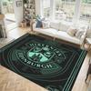 Hibernian FC Design Crystal Velvet Carpet Cozy Non?Slip Printed Rug For Bedroom Living Room Entrance