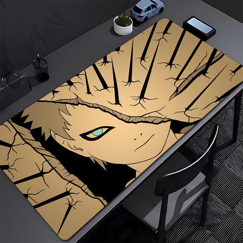 Mousepad NARUTO Gaara Office Computer Desk Mat Keyboard Mouse Pad Laptop Cushion Large Nonslip Deskpad PC carpet Anime Mousepad