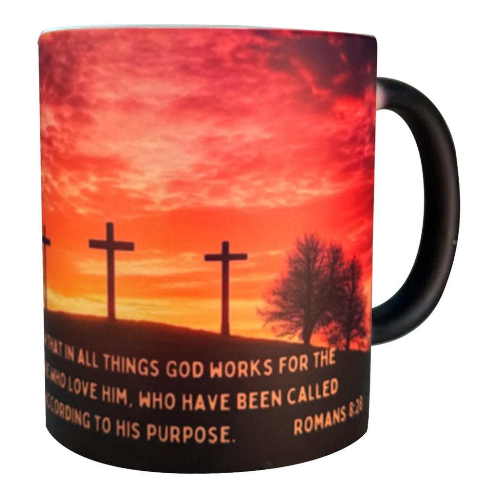 Scripture Verses Mug Coffee Cup Heat Discoloration Water Cup
