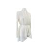 Specchio Open Shawl Collar Cardigan Back Waist Ribbon 461 806