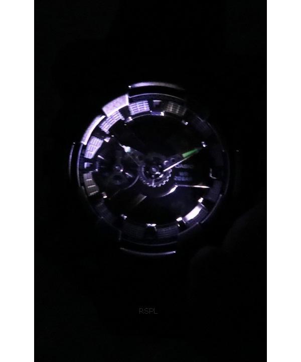 Casio G-Shock Аналоговые цифровые кварцевые часы с серым циферблатом и полимерным ремешком GM-110VB-1A 200M Мужские часы