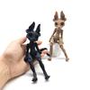 1 шт. 3D-печать Кот-скелет Подвижный суставной скелет Животные Модель Декоративные Домашний Офис Поделка Настольные украшения Хэллоуин Игрушки