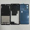 Полный корпус Для Samsung Galaxy A06 A065 Передняя часть корпуса с LCD Рамка средней части корпуса+Задняя крышка с аккумулятором Запчасти для ремонта