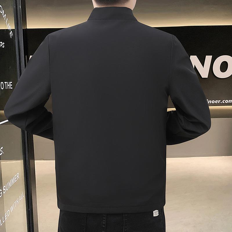 Осенняя основная куртка мужская повседневная куртка с воротником-стойкой простая универсальная мужская куртка тонкая весна и осень