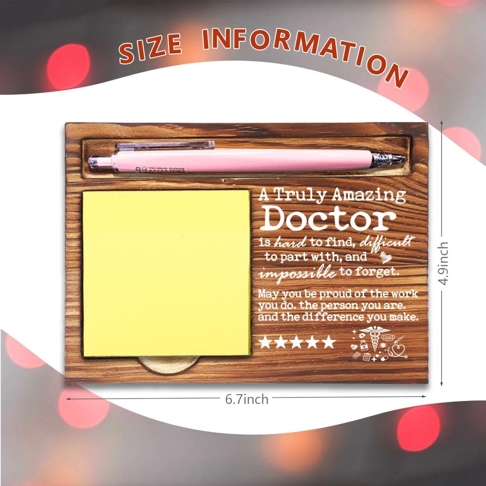 Doctor Appreciation Gifts for Women Men, Thank You Gift for Doctor, Going Away Gift Retirement Gift for Doctor, A Truly Amazing Doctor, Best Doctor