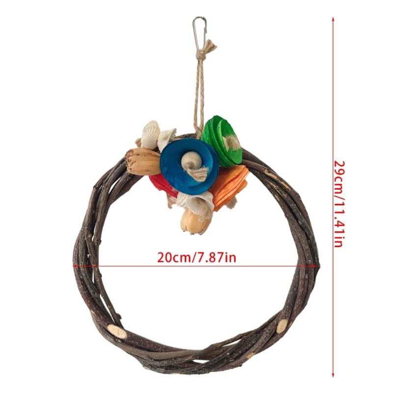 Bird Rest Station Durablity Swing Branch for Comfort and Entertainment Bird Enthusiasts Bird Shop Owner Training Toy