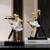 Abstract Character Ornaments Simple Miniatures Figurine Sculpture Dancer Statue  Living Room