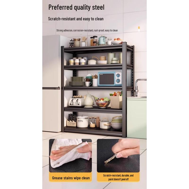 UDE 5-Tier Carbon Steel Kitchen Storage Rack
