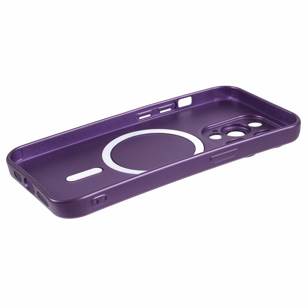 For iPhone 15 Pro TPU Cover Compatible with MagSafe Rubberized Phone Case with Lens Film