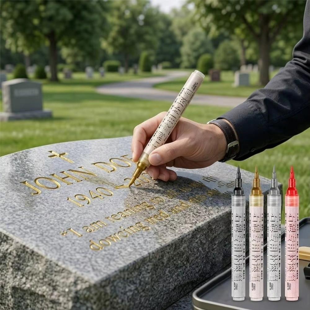 Waterproof Tombstone Marker Ceramic Repair Oil Based Marker New Permanent Paint Marker