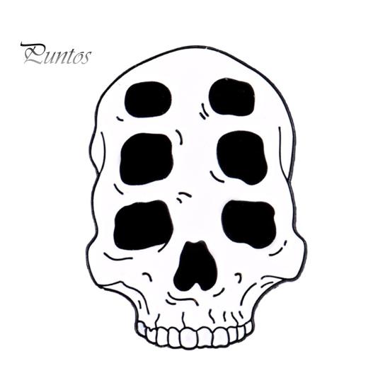 Брошь с черепом в стиле хип-хоп, панк, страшный, забавный, индивидуальный подарок, крутая женская и мужская одежда, сумка, булавка с лацканами, модные украшения