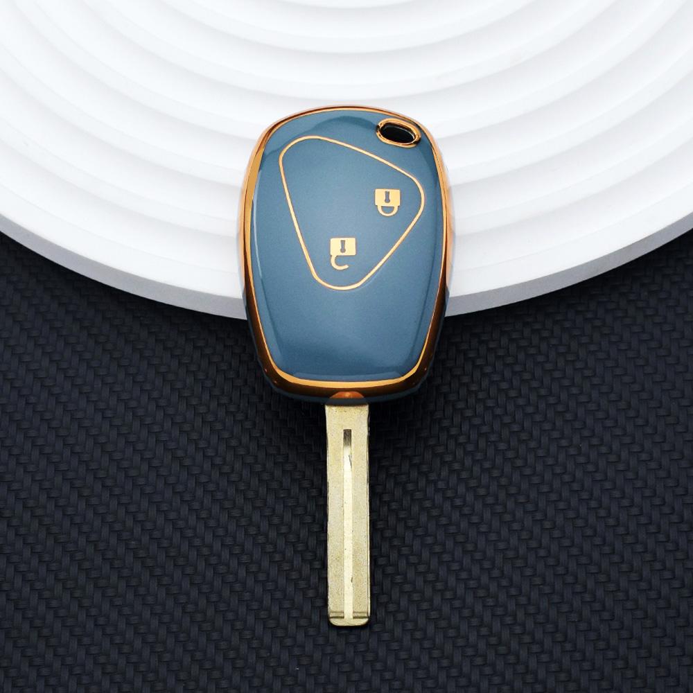 Для Renault Trafic Clio Kangoo Master Modus Twingo Dacia Sandero Duster 2 кнопки TPU автомобильный пульт дистанционного управления брелок чехол