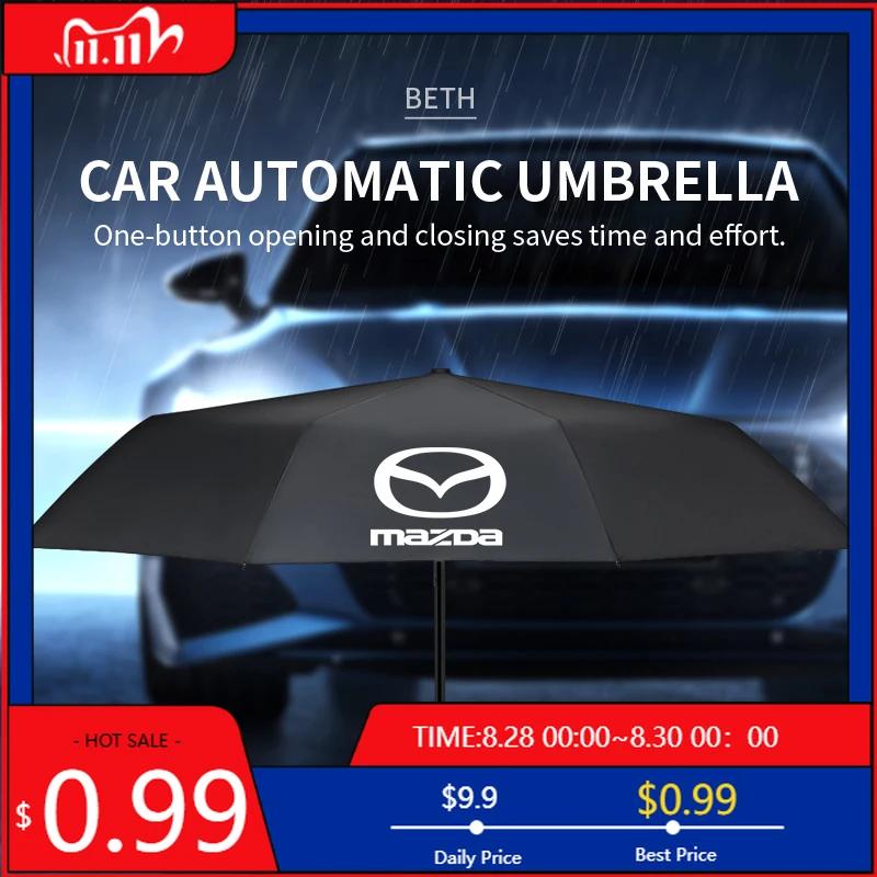 2025 Горячий Авто Стайлинг Авто Портативный Складной Зонт Солнцезащитный Козырек Для Mazda 3 Alexa CX30 CX-4 CX5 CX-5 CX8 CX-8 CX-30