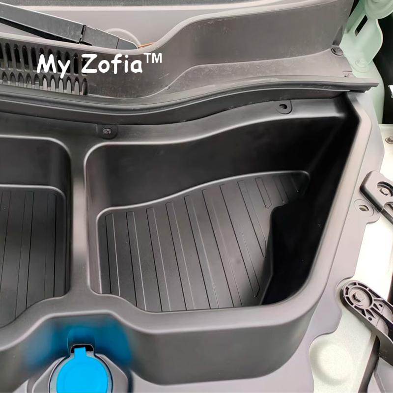 Left hand drive Front Cabin Storage Box For Leapmotor T03 2023 2024 2025 ABS Waterproof Storage Box front spare box Accessories