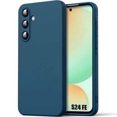 Защитный чехол - BOOLING - для Samsung Galaxy S24 FE - Ультратонкий силикон - Ударопрочный - Темно-синий
