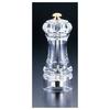 IKEDA Pepper Mill PMA-120, Acrylic Body, Iron Fittings, Brass Knob, Japan, PPPA9