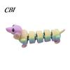 Animal Desktop Decoration 3D Printed Dachshund Figurine, Articulated Dog Fidget Toy, Puppy Collectible Toy Figure with Movable Joints, for Home Office