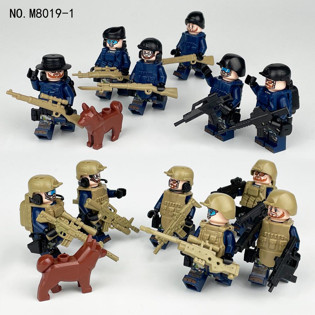 Military Series Special Forces Soldier Minifigure Building Block Toys