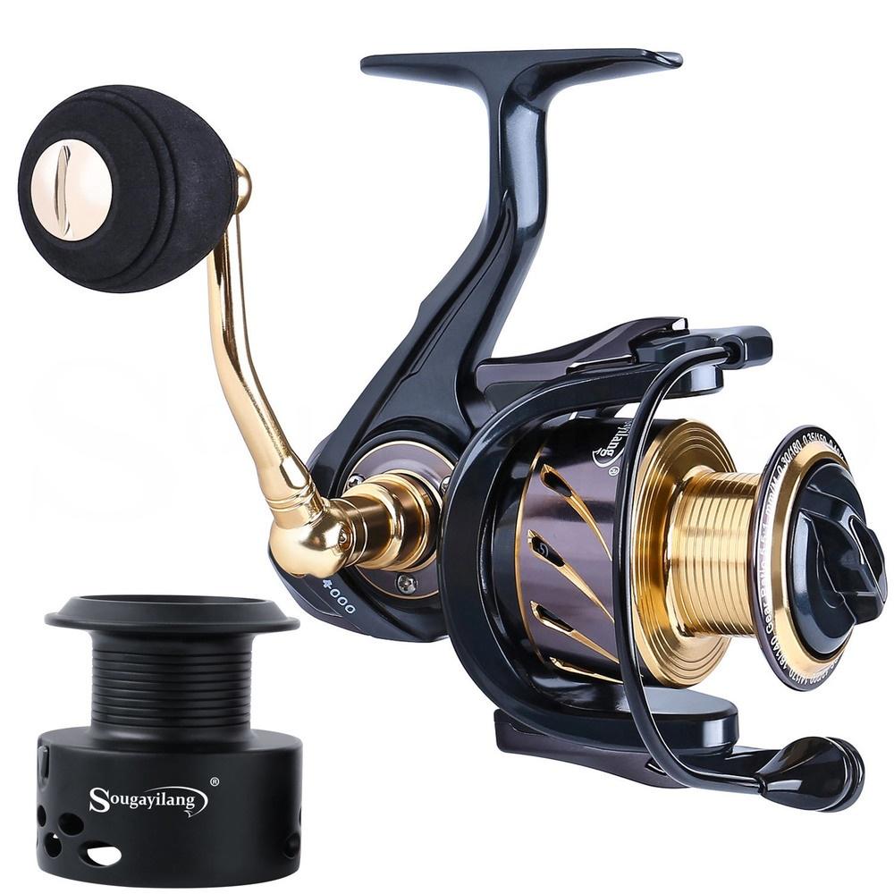 Spinning Reels 14BB Metal Spool Super Smooth High Speed Fishing Reel Bass Fishing Tackle Reels