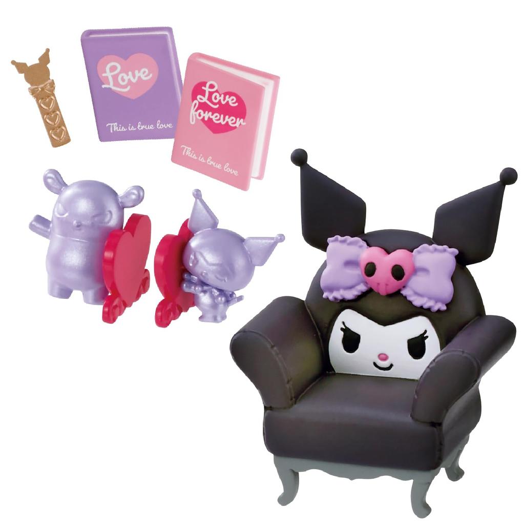 Rement Sanrio Gothic Room 1BOX Приблизительно В115 x Ш70 x Г50 мм Изготовлен из ПВХ АБС Куроми,