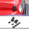Engine Hood Latches Locking Hood Catch Kit Metal Hood Locks Compatible With Jeep Wrangler JK JL JT Exterior Accessories