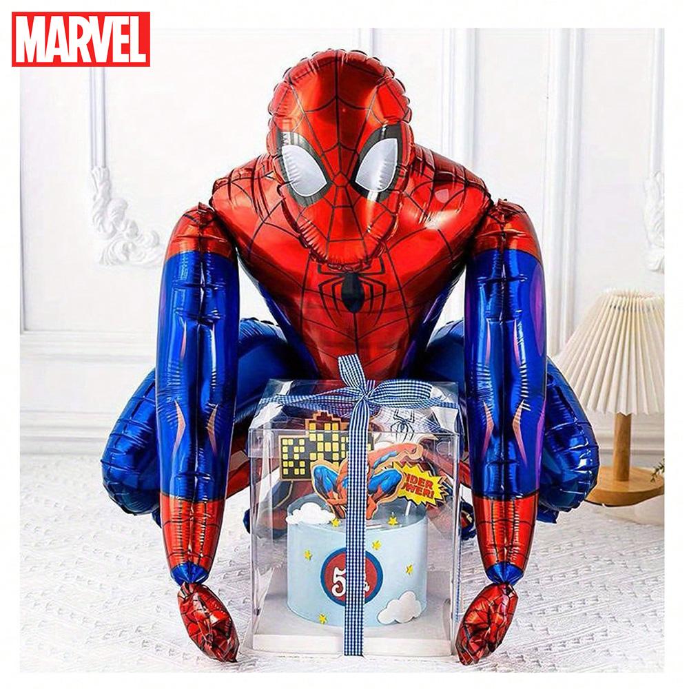 1 шт. Официально лицензированный воздушный шар Человек-паук Marvel, воздушный шар с мультяшным персонажем, тематика дня рождения, прочный подарок