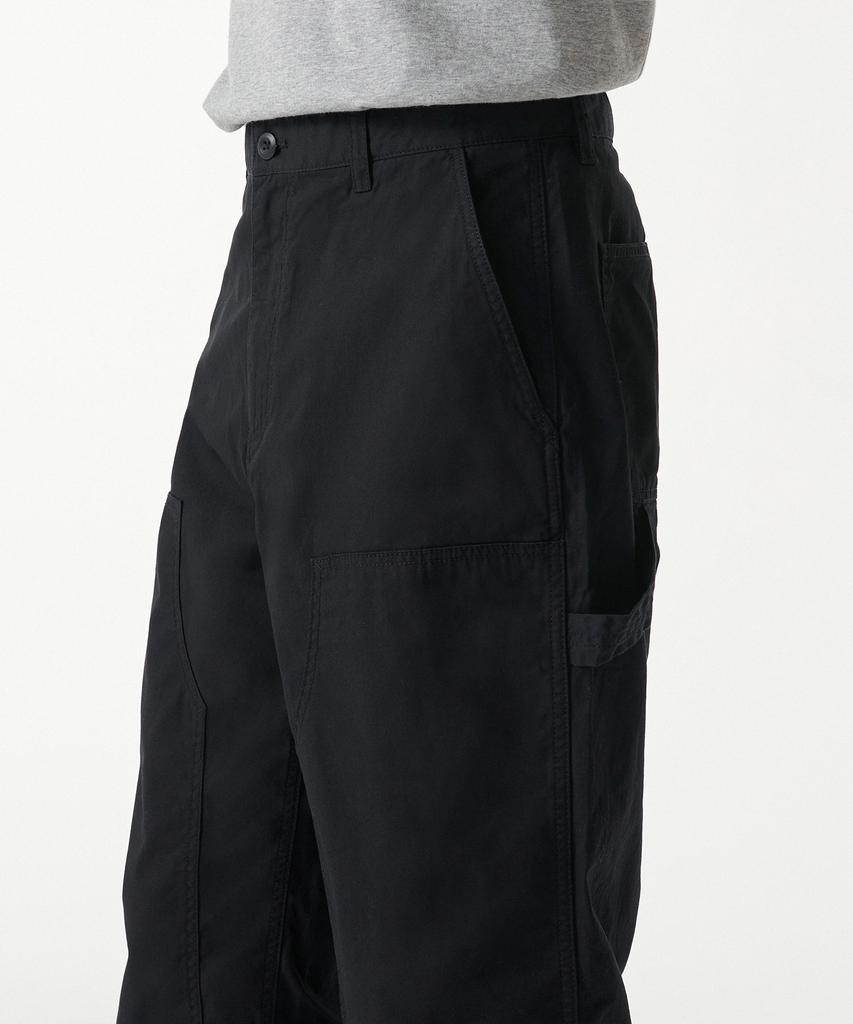 MUSINSA STANDARD Double Knee Carpenter Pants [Black]