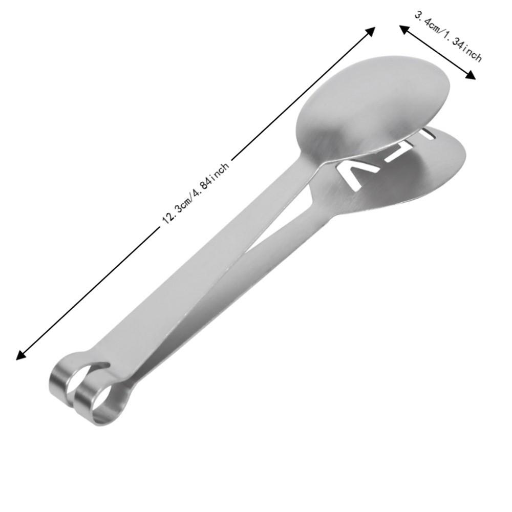 2 PCS Stainless Steel Tea Bag Squeezer Lightweight Tea Bag Clip Durable Tea Bag Tongs Home Kitchen