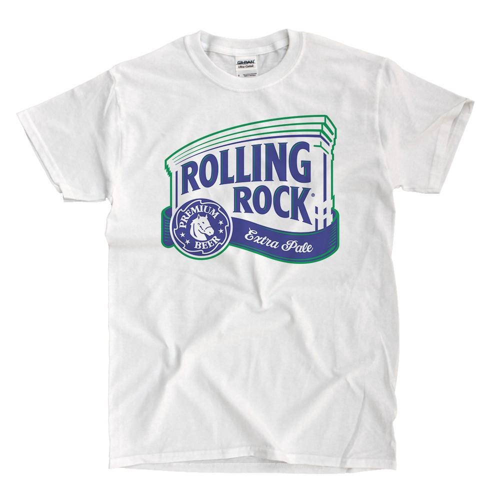 Rolling Rock Beer White T-Shirt - Ships Fast! High Quality! Unisex T-Shirt