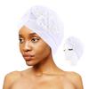 Women Hat Good Stretch Wind-proof Tear-resistant Anti-shrink Brimless Warm Sequin Trim Flower All Match Turban Hat Fashion Accessory