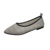 2024 Color Matching Hot Selling Slip-on Comfortable Pointed Toe Spring and Autumn Women's Single Shoes Low Heel Women's Shoes