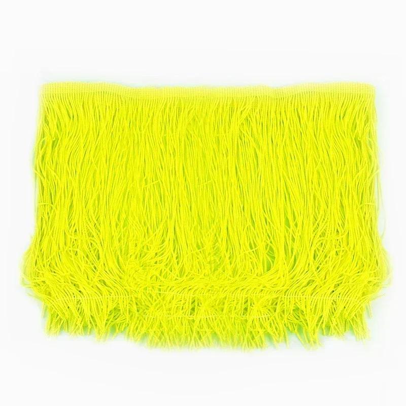 5М Meetee Полиэстеровая бахрома с кисточками 10-30см Кружевная отделка Лента для платья Занавеска Декоративные ленты Бахрома Ткань Швейная фурнитура