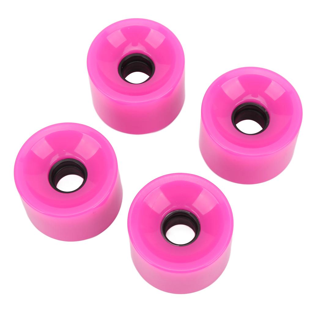 4Pcs Scooter Wheels Balanced Safe Riding Strong Grip Durable Without Cracking Scooter