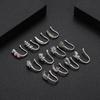 12Pcs/Set 18G Gem Non Piercing Nose Clip Fake Nose Ring Septum Cilp On Piercing
