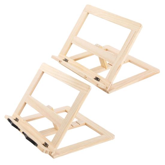 Yousheng Деревянная подставка для книг Книжная полка Эргономичная подставка для чтения для ноутбуков планшетов Регулируемая детская обучающая подставка