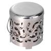 Outdoor Mini Warmer Stainless Steel Camping Stove Portable Warming Stove Cover for Picnic Hiking