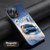 Stylish and simple WRC Phone Case For iPhone 16 15 14 13 12 11 Plus Pro Max  High-end Luxury Magsafe Sheepskin
