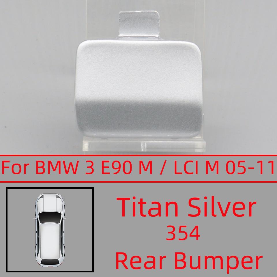 Rear Bumper Tow Hook Eye Cover Cap For BMW 3 E90 2005 2006 2007 2008 2009 2010 2011 M SPORT 51128041134 Towing Hauling Trim Lid