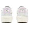Puma Suede Platform Cutout - Женские кроссовки Silver Mist Grape Серо-зеленый с подсветкой Grape-Mist 397233-03