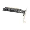 PCIE To U.2 Adapter Card PCIE X16 To 4 Port U.2 NVME SFF8643 SFF8639 PCIE Split Expansion Card with LED Indicator