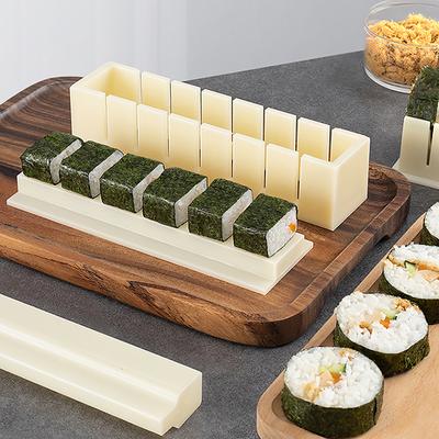 DIY суши-мейкер и круглая форма для риса, пластиковая форма для торта из морских водорослей, многофункциональная форма, квадратная суши-измельчитель, набор инструментов для изготовления